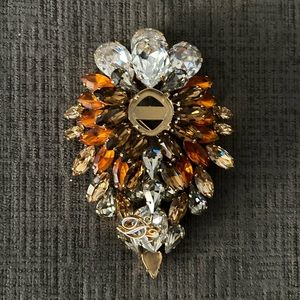 DSQUARED2 vintage crystal brooch
